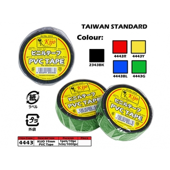 4443 Kijo 19mm PVC Tape Green